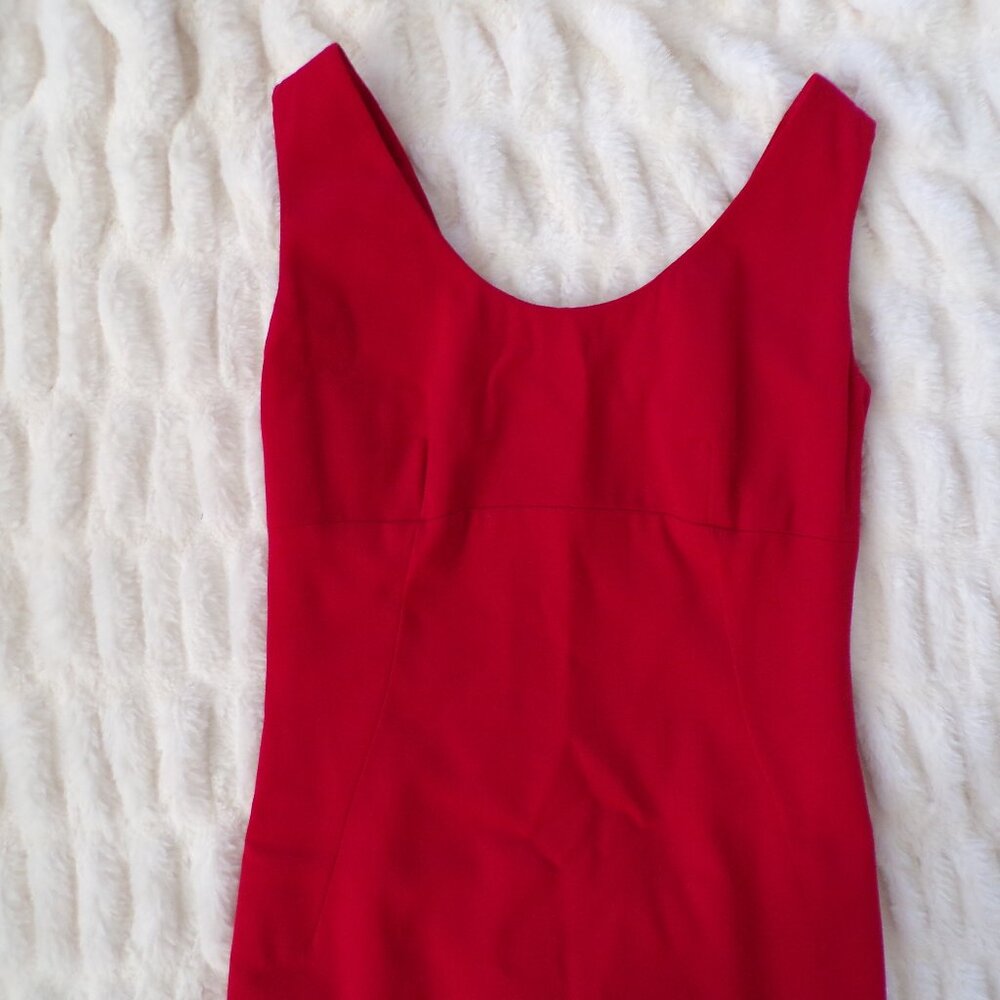 Dolce & Gabbana red pencil sheath dress 44/ M - Picture 4 of 10